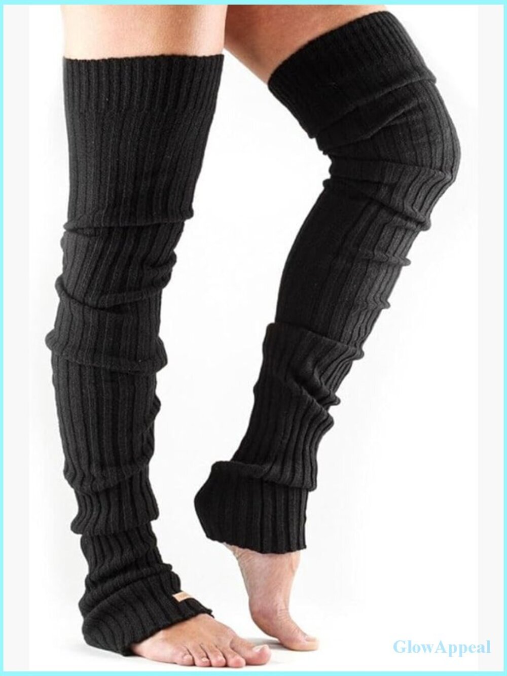 Knee High Leg Warmers for Ballet Yoga Dance 80s Style